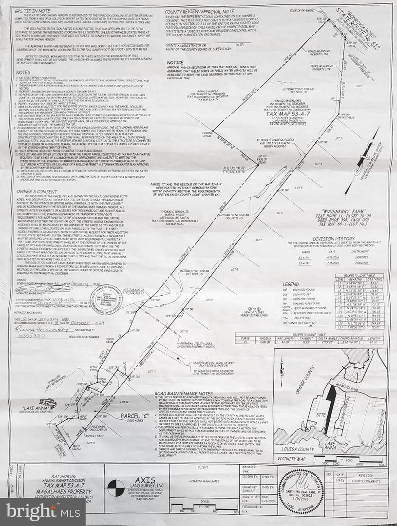 00 MONROVIA RD, ORANGE, Virginia 22960, ,Land,For Sale,00 MONROVIA RD,VASP2039666 MLS # VASP2039666